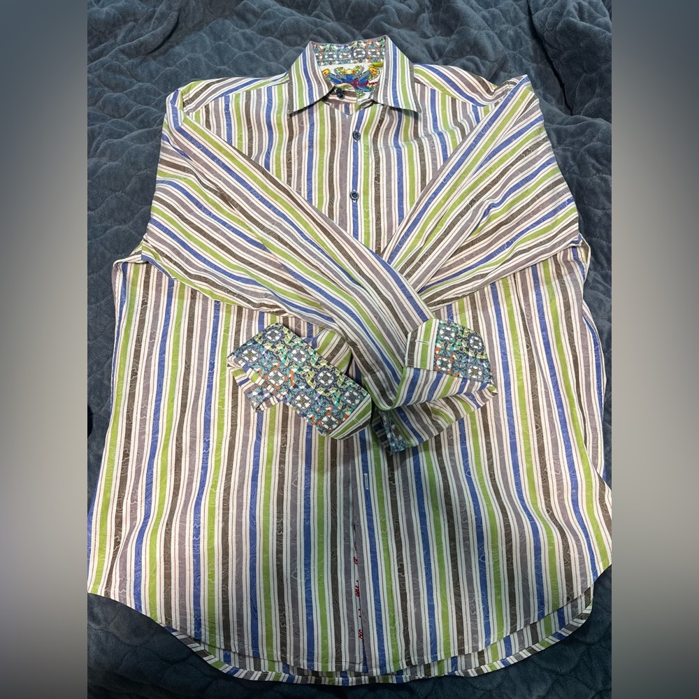 Robert Graham long sleeve button up XL